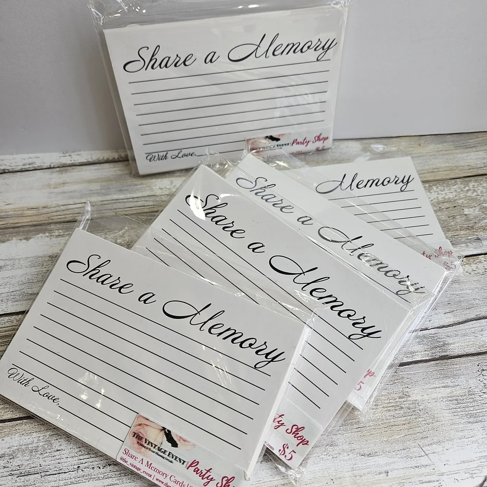 125 Elegant Memory Sharing Cards, SHARE A MEMORY